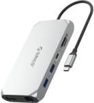 ORICO XCR 12in1 USB-C Docking Station 2x USB-A 3.1 1x USB-A 2.0 1x USB-C PD 100W 1x USB-C 3.1 2x HDMI 2.0 4K 60 Hz 1x DisplayPort 1.4 4K 60 Hz 1x SD 3.0 1x microSD 3.0 1x RJ45 Gigabit Ethernet 1x audio CTIA