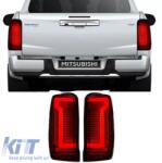  Tailights Set suitable for Mitsubishi L200 2019+ Led Bar Red Smoke (CGRTLM6039280)