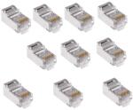 Cabletech Set 10 mufe ecranate RJ45 FTP Cat5e 8P8C TEL0073LP-10 Cabletech (TEL0073LP-10)