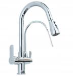 101Products Króm Csaptelep Szűrő Konyhai Kifolyócső Ozmózis Króm Ivóvízhez (Chde12)