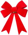 Home Styling Decoration Fundă decorativă de Crăciun din catifea, 35 × 46 cm, cu clopoței aurii