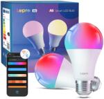 Lepro B2 AI okos izzó E27 RGBCW WiFi és Bluetooth 10 W 1100 lm, 2 db (B2-EU-2)