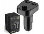 Extralink Smart Life Fm adó autóba töltési funkcióval 2x Usb-a Fekete (Transmiter FM do samochodu)