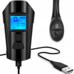 RETOO Usb-s Led Kerékpárlámpa Sebességmérővel És Kerékpáros Csengővel