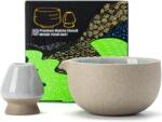 TEANAGOO Matcha Chawan tál 510 ml Chasen Kerámia állvány
