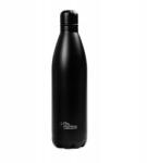  Termikus palack 1L légmentesen záródó fekete rozsdamentes acél 18 8 (Cola 1000 black)