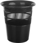 keeeper Coș de hârtie rotund din plastic, negru, 29 × 31, 5 cm Cos de gunoi