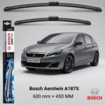 Bosch Ștergătoare Peugeot 308 II GTi T9 06.2015-06.2021 | 3 397 007 187 - BOSCH (BA187SP308GTIT9)