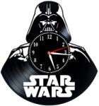  Ceas de Perete Decorativ "Darth Vader - Dark Side", din Disc Vinil Reciclat, Design Star Wars, Negru, Mecanism Silențios (Sweep)