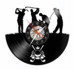  Ceas de perete din disc de vinil, Model Golf, Negru, 30 cm - cod CB2720