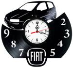  Ceas de Perete Artizanal din Vinil „FIAT Punto - Lucrat Manual, Cadou Unic pentru Pasionații Auto
