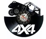  Ceas de perete din disc de vinil, Model Jeep, Negru, 30 cm - cod CB3474