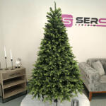 Sersimo Brad artificial Sersimo Carpati 210 cm, 2D+3D, varfuri verzi (U-Carpati-GrTips-210)