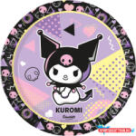 Hello Kitty Kuromi Pop Art papírtányér 8 db-os 23 cm FSC (PNN98635) - nyomtassotthon