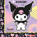Hello Kitty Kuromi Pop Art szalvéta 20 db-os 33x33 cm FSC (PNN98637) - nyomtassotthon