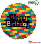 Grabo Happy Birthday Blocks fólia lufi 46 cm (GBB36557) - nyomtassotthon
