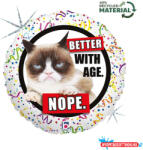 Grabo Grumpy Cat Better with Age fólia lufi 46 cm (GBB36262)