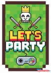 GoDan Játék Game On party meghívó 6 db-os (MLG140224)