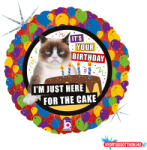 Grabo Grumpy Cat Cake Holo fólia lufi 46 cm (GBB36705H) - nyomtassotthon