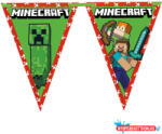 Minecraft Green zászlófüzér FSC 2, 3 m (PNN95661) - nyomtassotthon