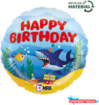 Grabo Happy Birthday Ocean fólia lufi 46 cm (GBB26063P)
