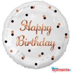 GoDan Happy Birthday B&C White fólia lufi 36 cm (MLG155792)