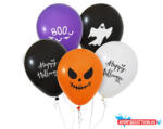 GoDan Halloween Happy léggömb, lufi 5 db-os 12 inch (30 cm) (MLG191424)