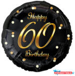 GoDan Happy Birthday 60 B&C Gold fólia lufi 36 cm (MLG154948)