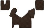 F-CORE Covorase Auto pe Intregul Etaj Piele Eco Q (material - Piele Matlasată Eko Transmisie Automata) Iveco Stralis I (F-COREFL27BROWN)
