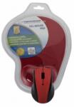 ESPERANZA Mouse optic si pad din gel ESPERANZA, Rosu (EM125R)