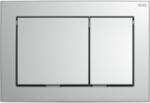 TECE Clapeta actionare rezervor WC incastrat, TECE Base 9240701, crom lucios, 21.4 x 14.5 x 1.8 cm (9240701)