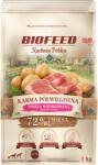Biofeed Kuchnia Polska Adult Carne proaspătă de porc cu curcan și vită 1 kg - hrană semi-umedă Super Premium pentru câini adulți de toate rasele
