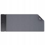 Allity Mousepad, Allity 3in1 cu incarcare wireless 15W, dimensiuni mari, Negru/Gri Mouse pad