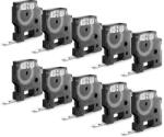 DYMO Set 10 benzi DYMO LabelManager 6 mm negru pe alb pentru CD, DVD, carcase multimedia si organizarea arhivelor digitale S0720780 (S0720780P10)