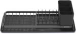 Brabantia SinkSide Compact Dish Drying Rack kompakt zárt peremű edényszárító állvány. sötétszürke. 200x463 mm - 117268 (117268)