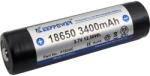 KeepPower 18650 3, 7V 3400mAh védett Li-ion akkumulátor (6970906550500)