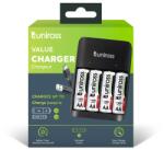 Uniross UCU010 Ni-Mh töltőszett / USB-C + 4x1300mAh AA (UCU010A)