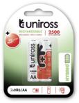 Uniross AA/ceruza 1, 2V 2500mAh Ni-MH HYBRIO akkumulátor 2 db/csomag (4895122317640)