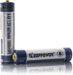 KeepPower AAA 1, 5V 667mAh védett Li-ion akkumulátor USB (6970906554164)