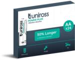 Uniross 1, 5V LR6/AA/ceruza tartós alkáli elem POWER PLUS 24db/csomag (UPPAABX24)
