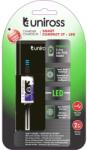 Uniross UCX006 kompakt LED gyorstöltő Li-ion/Ni-MH/LiFePo4 akkuk töltésére (4895122320725)