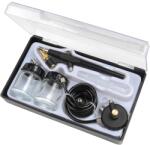 Michelin Kit Airbrush Michelin, Pistol de Vopsit cu 2 Rezervoare, Presiune Maxima 1-2 Bar, Negru (2016140)