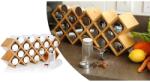 TIMELESS Gourmet 18 részes bambusz fűszertartó állvány (HOP1001758)