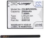 Cameron Sino Navon Mizu M502 CAMERON SINO Li-Polymer akku 3.8V/2000mAh NAVON G55132 kompatibilis FEKETE (CS-MZU502SL)