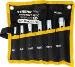 Strend Pro Csőkulcs-készlet, Strend Pro, ezüst, 6 részes, 6 x 7 - 16 x 17 mm, kétoldalas, horganyzott, korrózióálló (TC2312023)