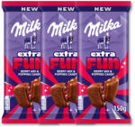 Milka ExtraFun bogyós gyümölcsös táblás tejcsokoládé 3x150 g