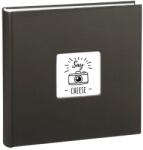 Hama Jumbo fotóalbum 30x30 cm, 100 fehér oldal, 400 fotóhoz, öntapadós, fekete