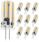 AGELCK G4 LED Izzó Semleges Fehér 4000K, 2W (20W Halogén Kiváltó), 360° Sugárzási Szög, Villogásmentes, 12V AC/DC, Nem Szabályozható, Energiatakarékos, 10 db