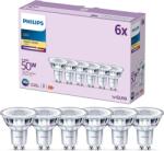 Philips LED Classic GU10 Izzó 50W Meleg Fehér 36° 6 darabos csomag