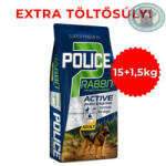  POLICE ADULT Hypoallergenic Rabbit with Rice&Cranberry (nyúl, rizs, vörösáfonya) - TÚLTÖLTÖTT KISZERELÉS! (15 + 1, 5 kg) (318066TT)